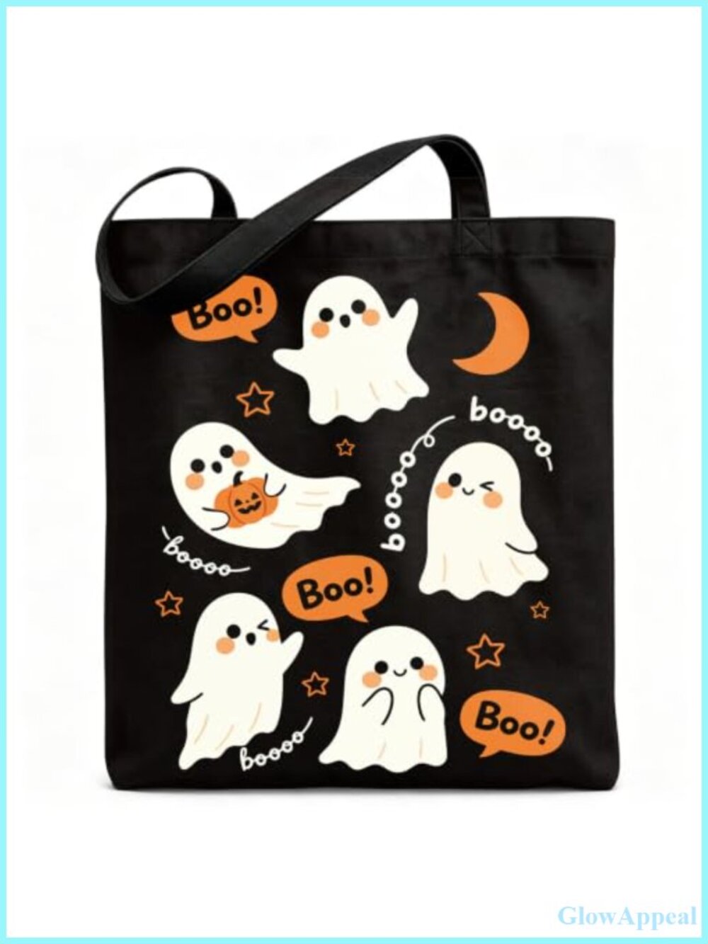 Canvas Tote Bag Large Zippered Inner Pocket Magnetic Snap